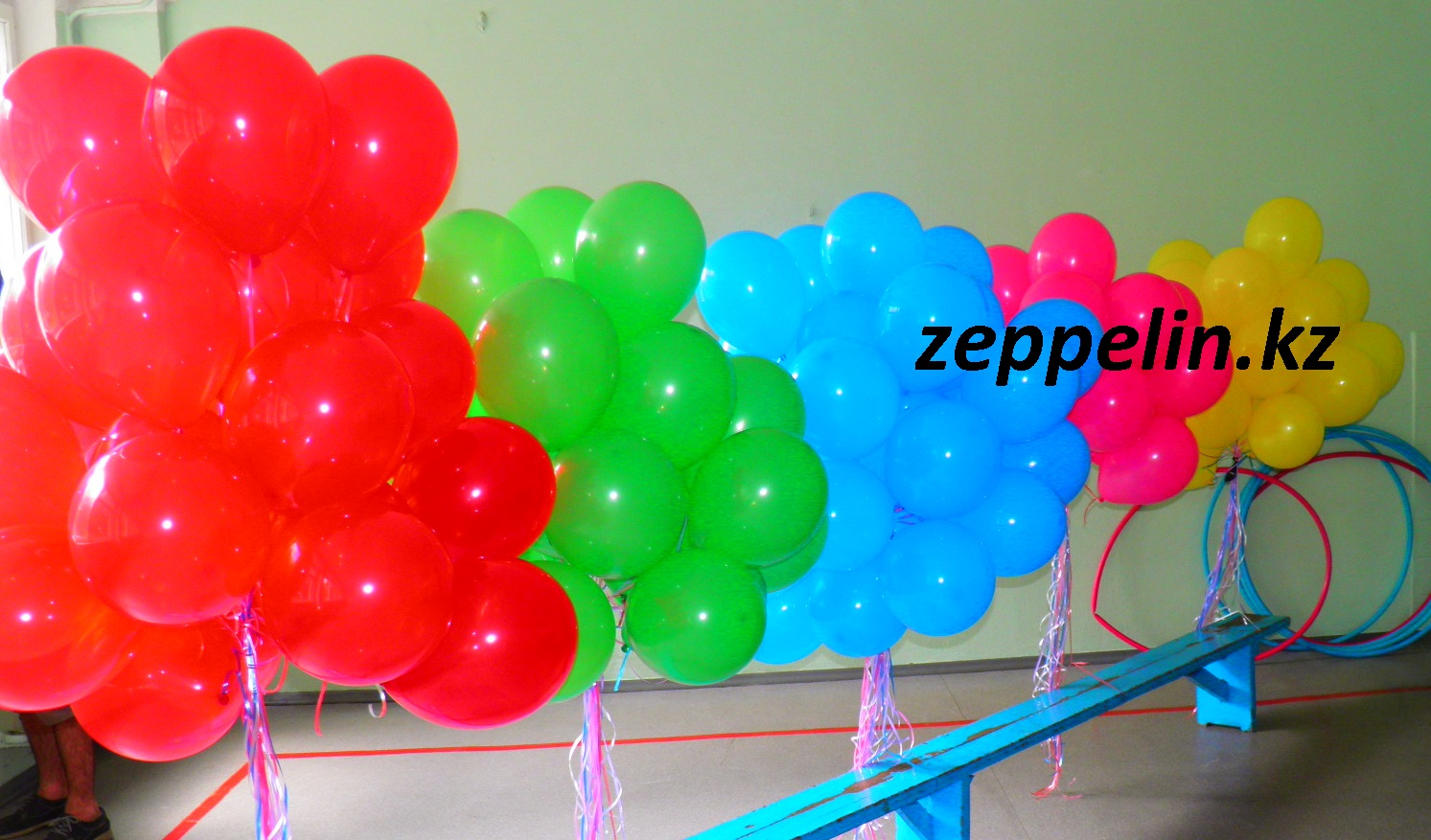 цветные воздушные шарики купить в Алматы