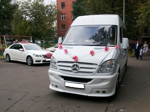 Аренда микроавтобуса на свадьбу