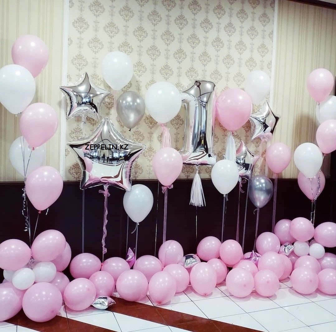 оформление шарами на день рождения заказать доставку шариков