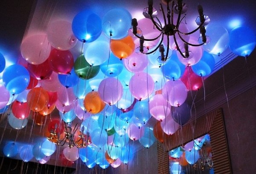 светящиеся гелиевые шарики купить в Алматы
